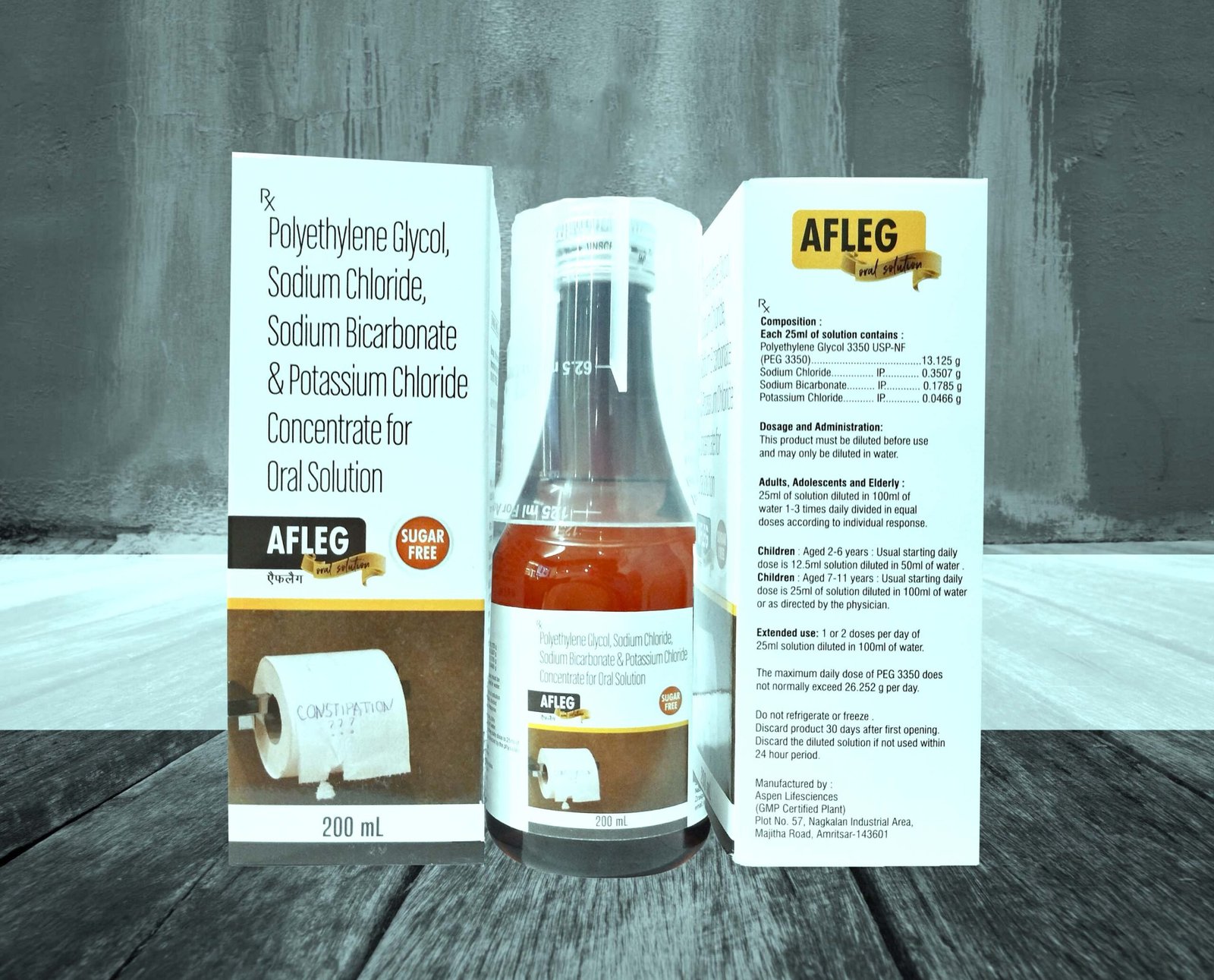 POLYETHYLENE GLYCOL+SODIUM CHLORIDE+SODIUM BICARBONATE+POTASSIUM