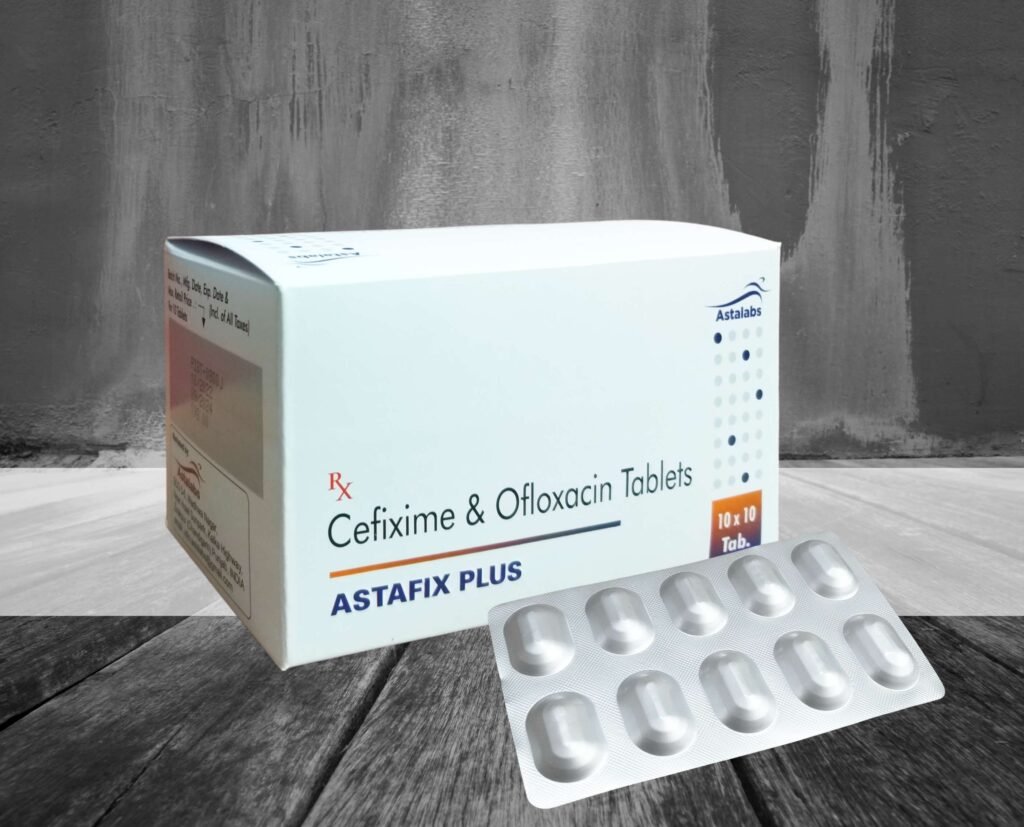 CEFIXIME 200 MG + OFLOXACIN 200 MG
