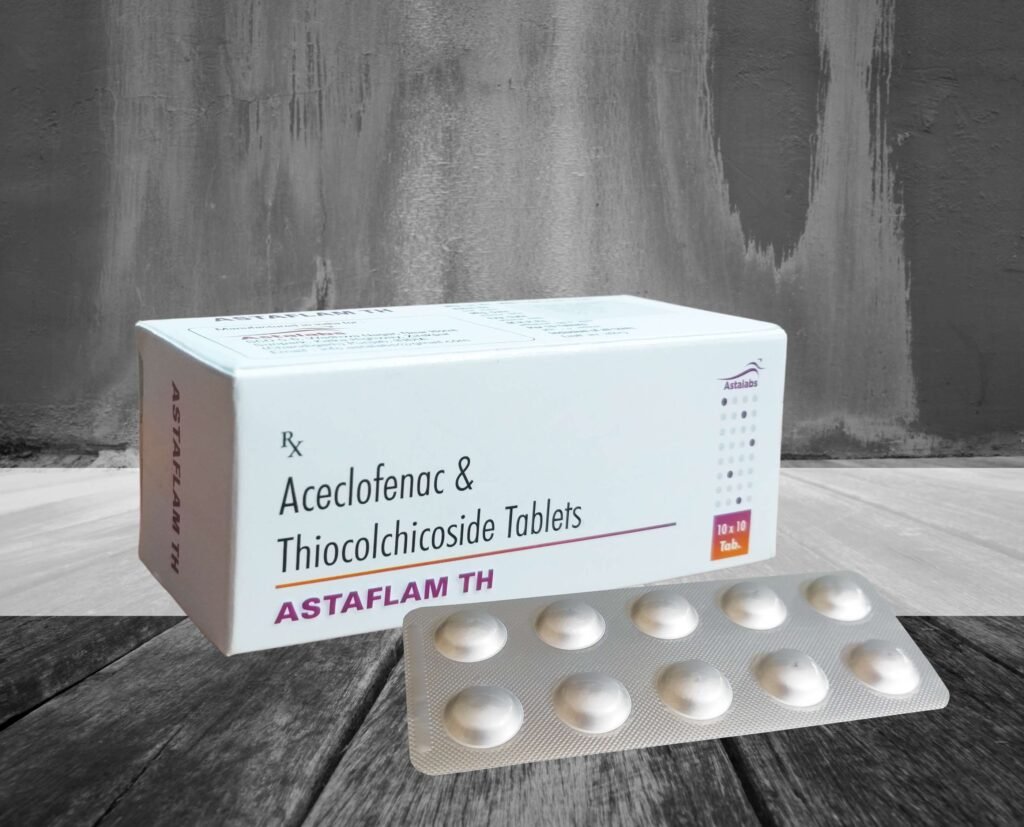 THIOCOLCHICOSIDE 4MG & ACECLOFENAC 100 MG
