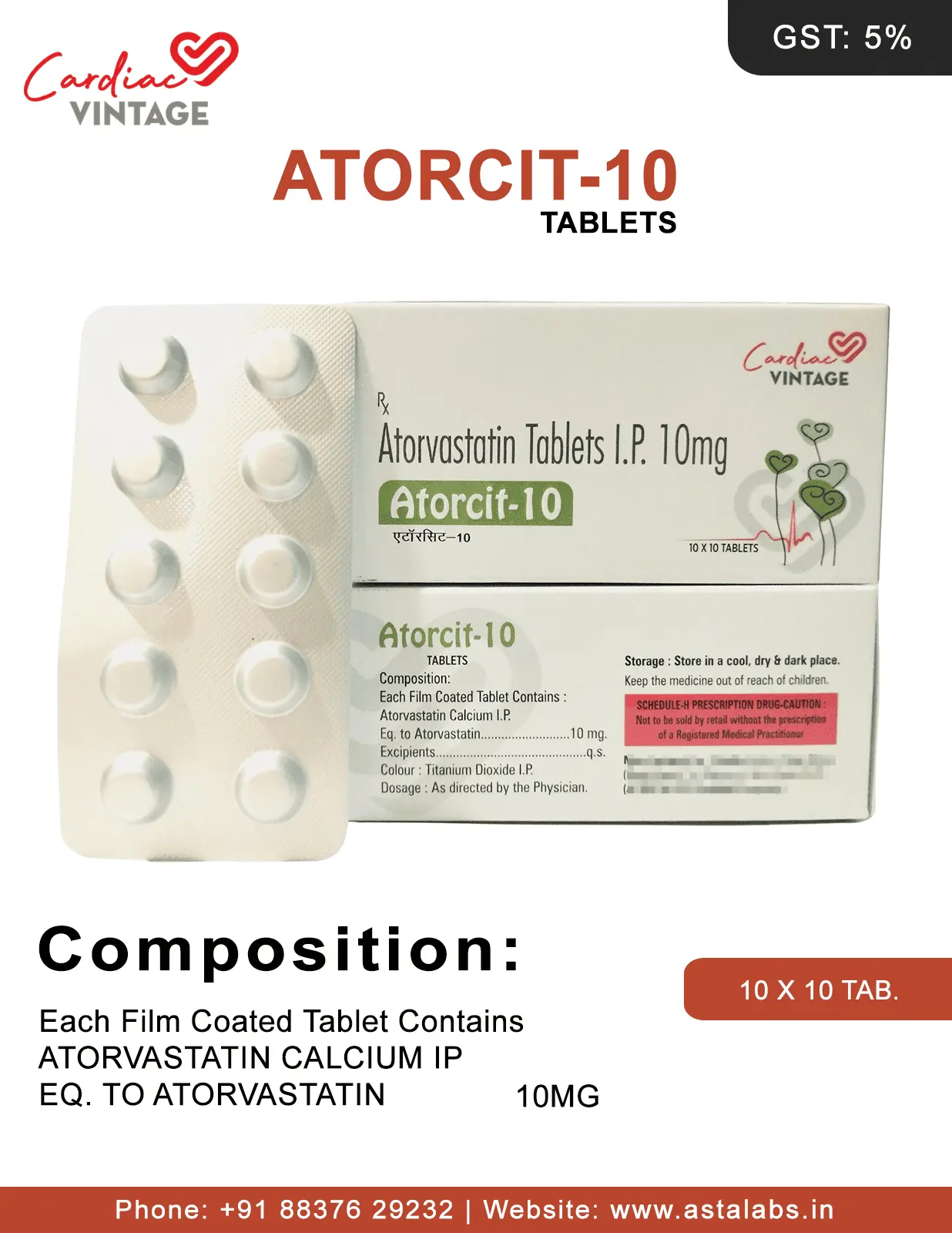 ATORCIT-10 TAB