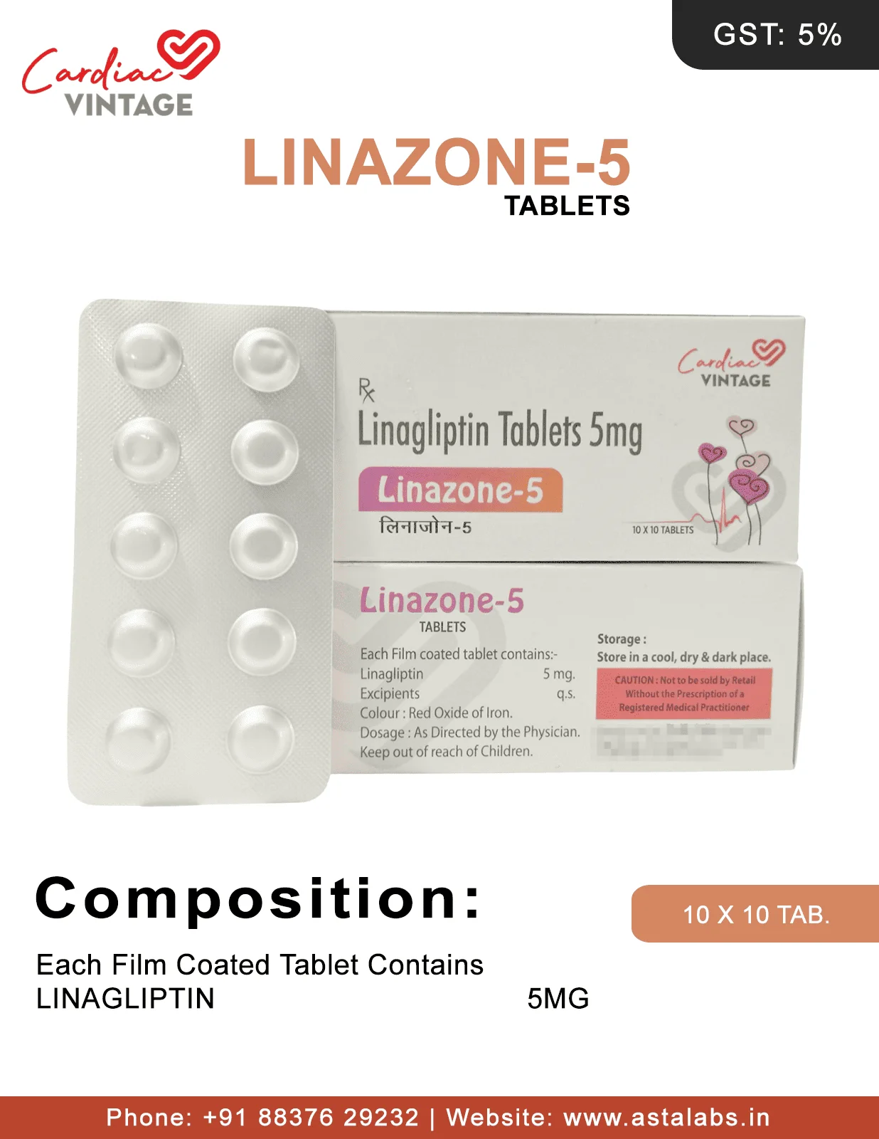 LINAZONE 5 TABLETS
