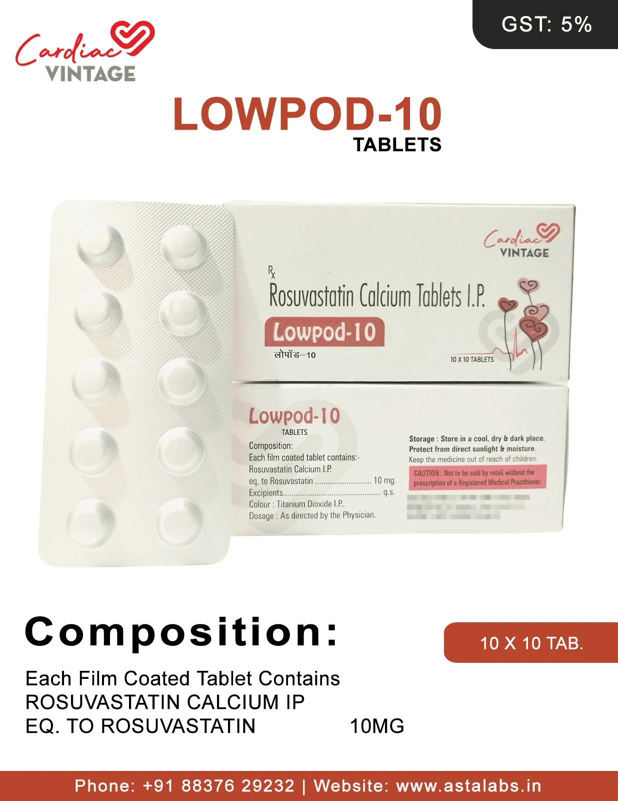 LOWPOD-10 TABLETS