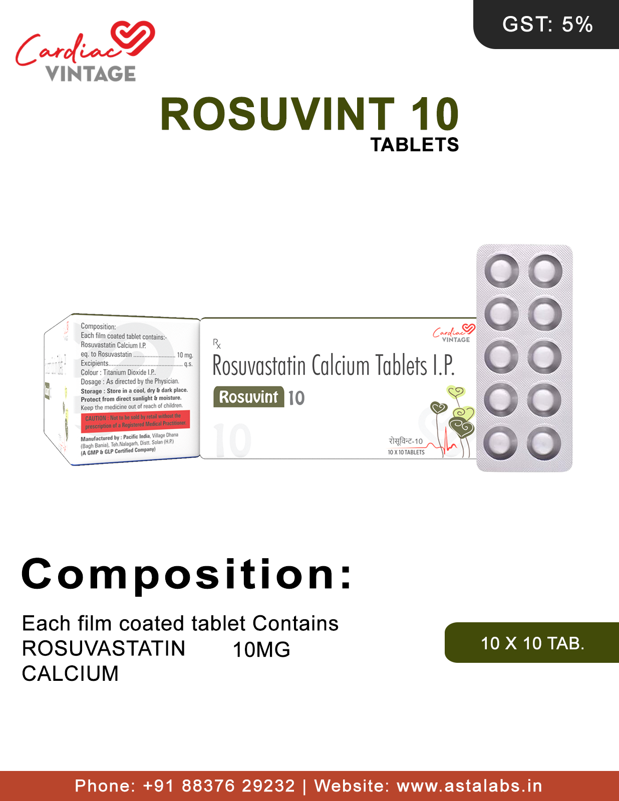 ROSUVINT 10 TAB