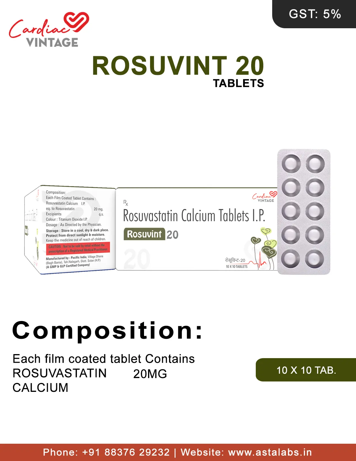 ROSUVINT 20 TAB
