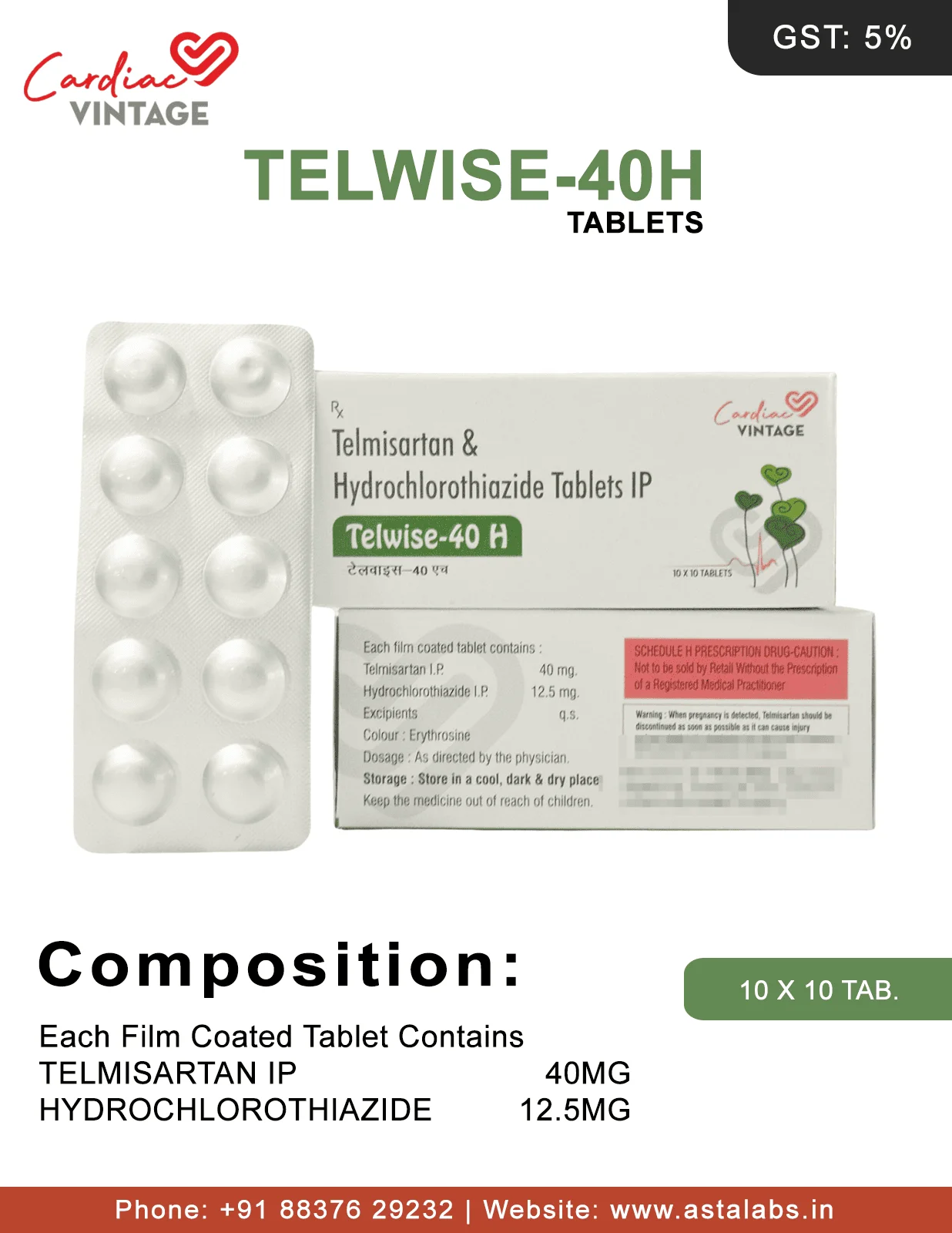 TELWISE-40H TABLETS