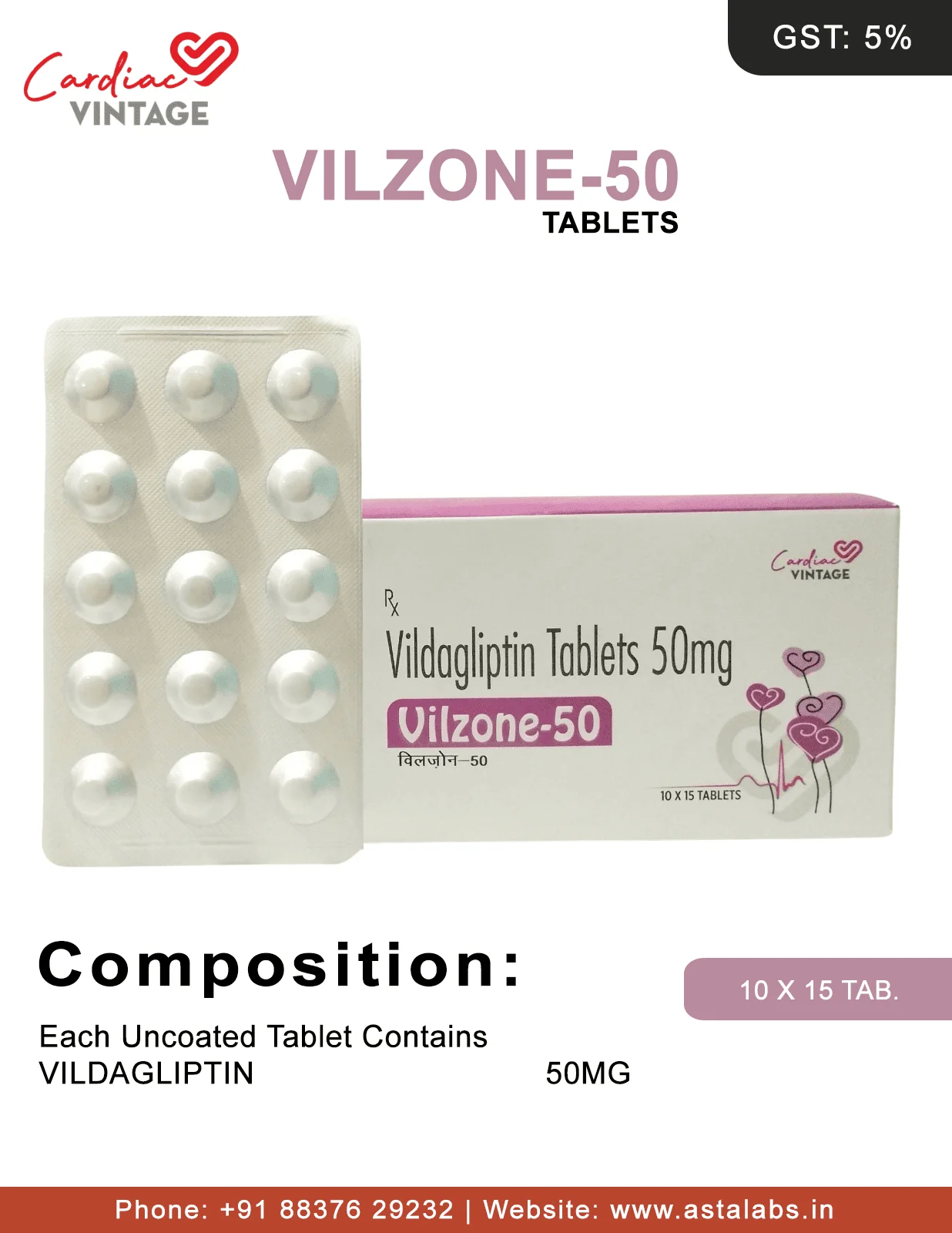 VILZONE-50 TABLETS