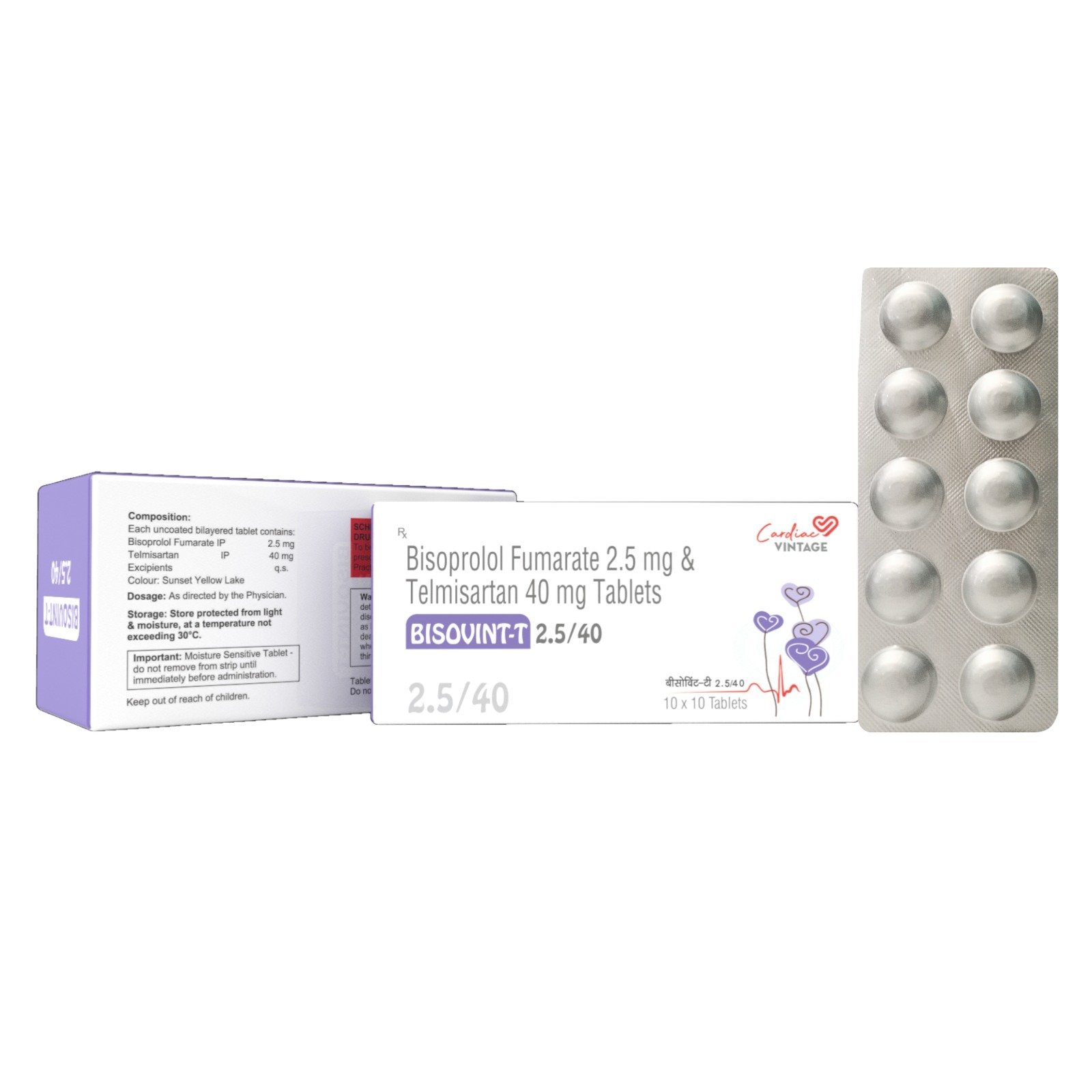 BISOVINT-T 2.5/40 Tablet