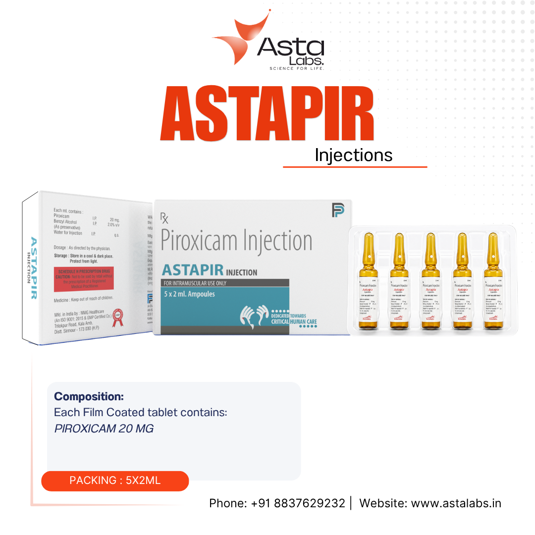 ASTAPIR Injection – Piroxicam 20 mg