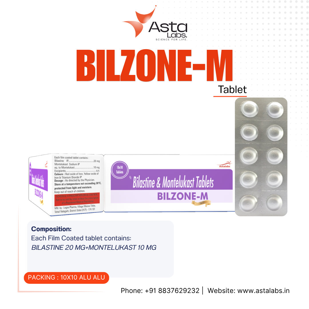 BILZONE-M Tablet | Bilastine 20mg & Montelukast 10mg