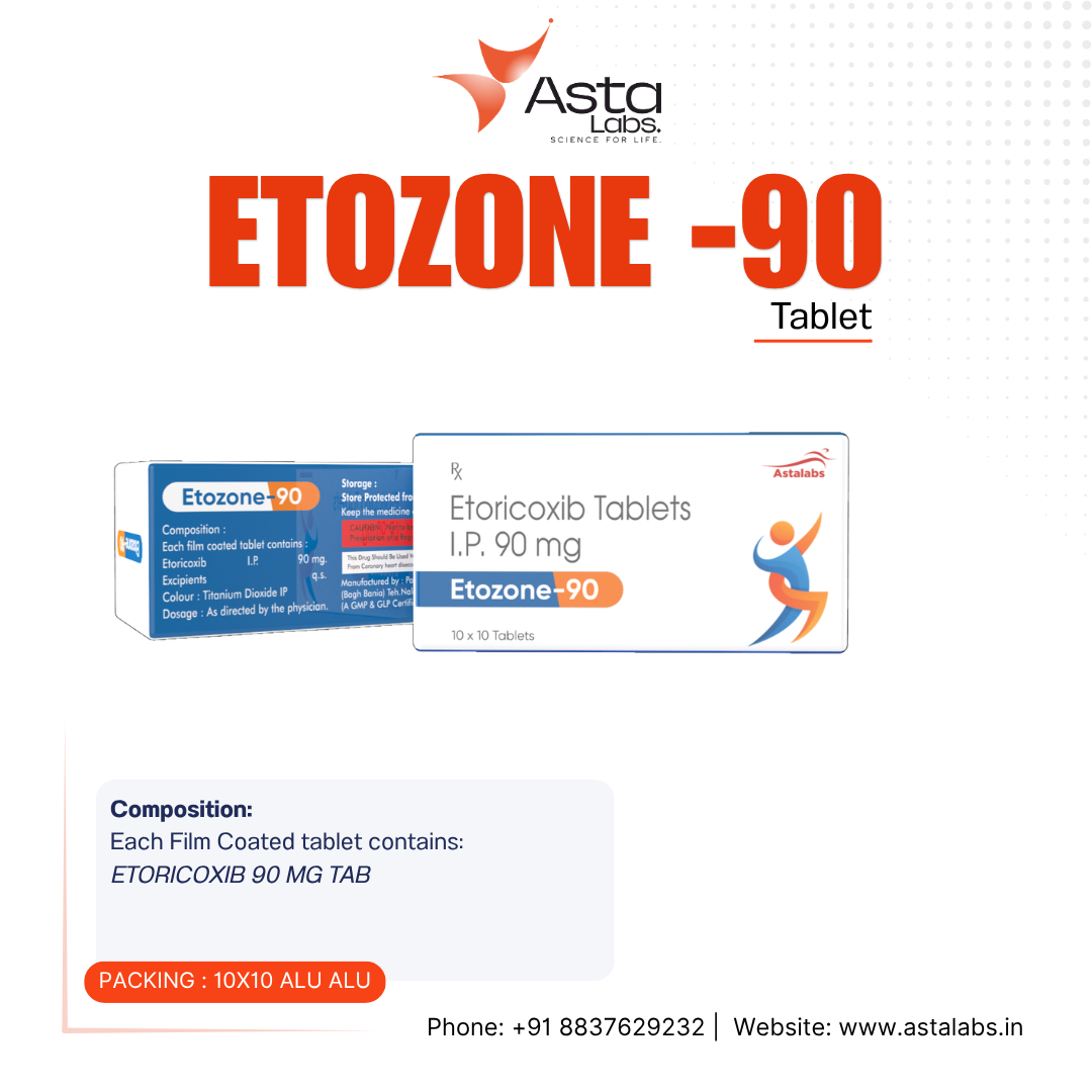 ETOZONE-90 Tablet | Etoricoxib 90mg for Pain & Inflammation