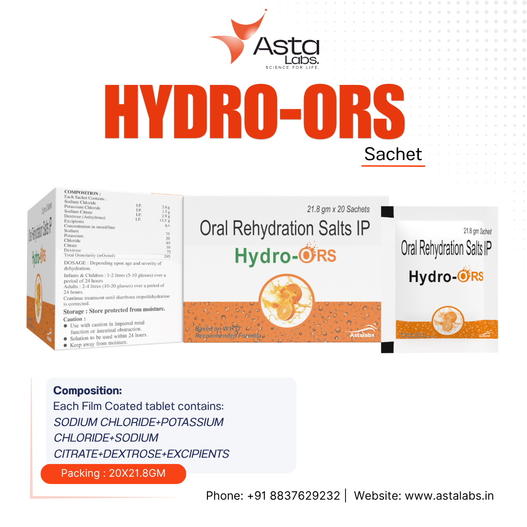 HYDRO-ORS Sachet – Oral Rehydration Salts 21.8 g