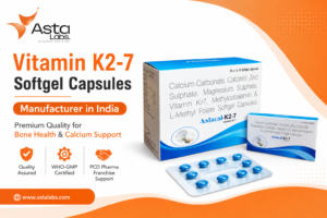 Vitamin K2-7 Softgel Capsules Manufacturer in India - ASTACAL-K2-7