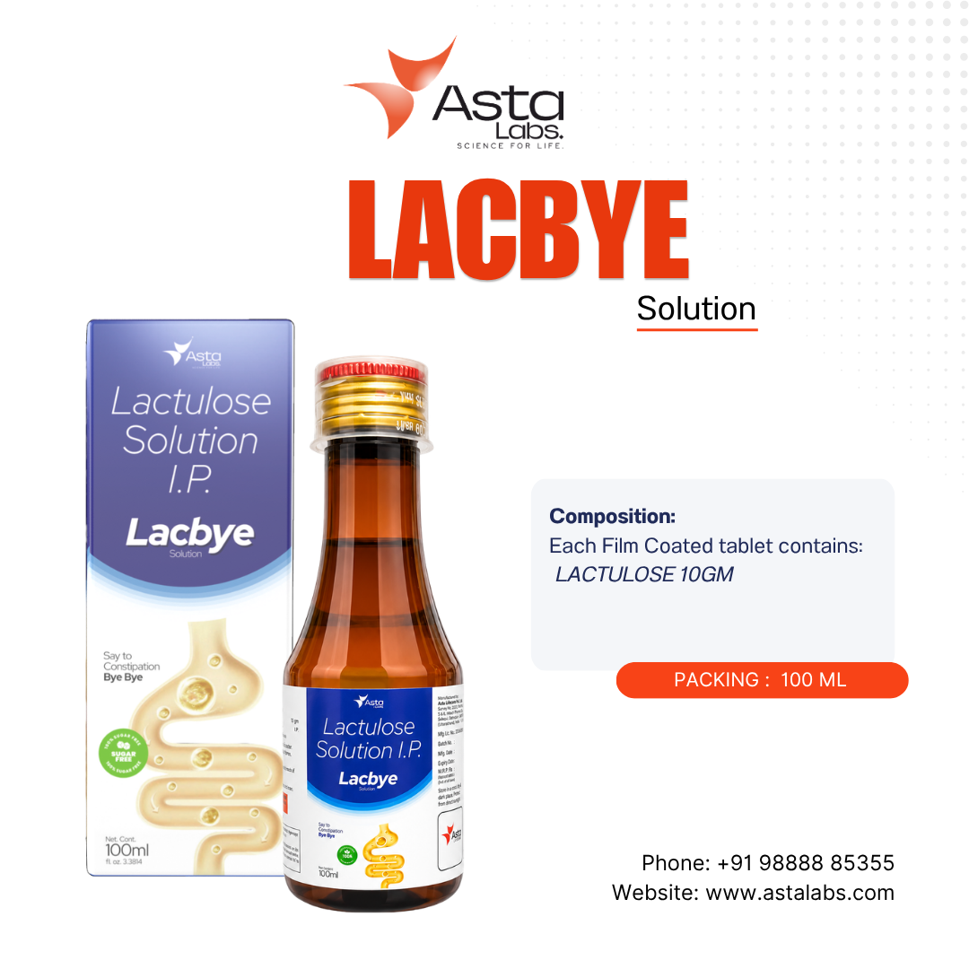 Lacbye Solution | Lactulose 10g Oral Solution for Constipation